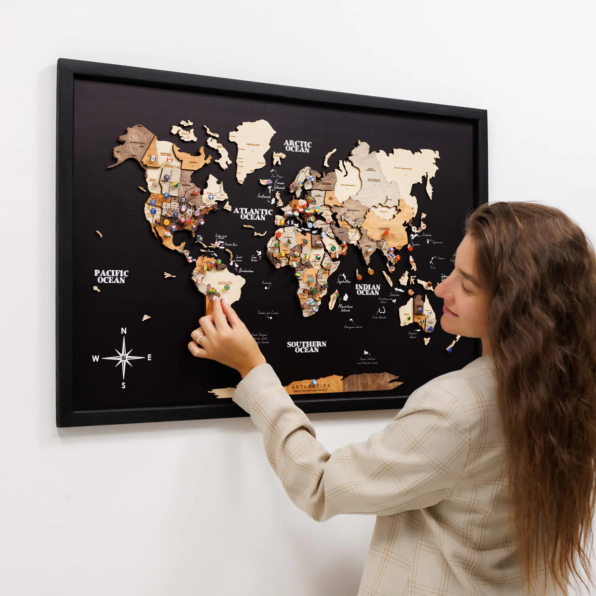 Mapa Viajero Cuadro - Imagen 5